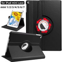 For iPad mini 7 6 Case 8.3inch Mini 4 5 360 Rotating Stand Tablet Cases Funda For iPad mini 1th 2th 3th Generation Cover Coque