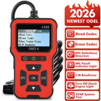 【2026 New】OBD2 V300 Professional OBD2 Scanner Code Reader Check Engine Light Battery Alternator Test Live Data for All Cars
