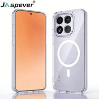 Hybrid Transparent Hard Case For Xiaomi 17 15T Pro Magnetic For Magsafe Wireless charging Back Cover Soft Bumper Shell Xiaomi17