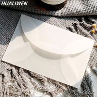 Enveloppes en papier d'acide sulfurique semi-transparentes personnalisées, 20 pièces/lot, pour le stockage de cartes postales/cartes, d'invitation de mariage, emballage cadeau