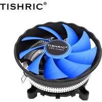 TISHRIC CPU Cooler Cooling Fan 3Pin PWM PC Processor Cooler for Intel LGA 1700 1200 1150 1151 AMD AM3 AM2
