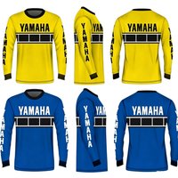 Summer New MXGP Yamaha Motorcycle Riding Long Sleeved Men's/women's Racing Oversized Breathable Quick Drying Sportswear T-shirt