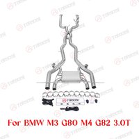 Taibosi Factory Valvetronic Catback Exhaust For BMW M3 G80 M4 G82 S58 3.0T SUS304 Electric Valved Muffler W/ Remote & Pop Sound