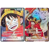 DIY Proxy Englisch One Piece OP17 Luffy Teach Shanks Buggy Xebec Kaido Loki Linlin Newgate Spielkarten-Sammlung Spielzeug