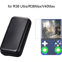 Tempered Glass Screen Protector Film for R36 Ultra R36max V40max Game Console Storage Bag EVA Hard Shell Case Waterproof Box