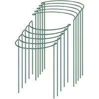 Sturdy Metal Plant Support Stakes For Garden - Keep Flowers And Vegetables Plant Climbing Support Frame Iron Garden Fixed Pole