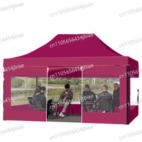 Market Stall Gazebo Portable Folding Awning Sun Shelter with 4 Legs Heavy Duty 3x6m Pop Up Canopy Tent Outdoor Rainproof