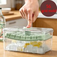 28/56 Cubic Ice Machine with Easy Cover Double Layer Ice Machine Household Food Grade Household Ice Storage Box