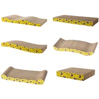 Tapis à Gratter en Carton pour Chat, Jouet Interactif, Nid, Entraînement, Polymère