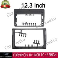 9/10 Inch Change to 12.3 Inch Universal Adapter Frame Car Radio Android Stereo Frame Player Head Unit Fascia Panel Cover