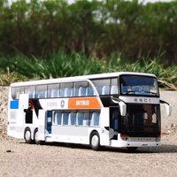 Elektrische Tourist Spielzeug Verkehrs Bus Legierung Passagier Auto Modell Diecast Simulation Metall Spielzeug Business Bus Modell Sound Licht Kinder Geschenk