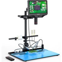 Andonstar AD409-Max with Endoscope WIFI/HDMI 10.1'' Digital Microscope Measure for Soldering PCB Electronics Phone Repair Tools