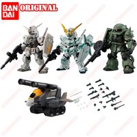 BANDAI Original GUNDAM Animation Peripheral Toys G3 Unicorn Zaku MSE 1.5 Gacha Gashapon Anime Action Model Figures Collection