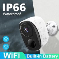 Wireless WiFi Security Camera Outdoor 2K 5MP IP Camera Battery Powered Security Protection Night Vision Camcorder Video Recorder