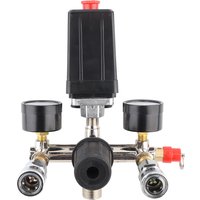 Air Compressor Pressure Control Air Compressor Bracket Assembly Pressure Control Valve Manifold Regulator for Bama