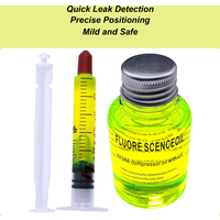 2.5/60ml R134a Refrigerant Fluorescent Oil Leak Repair Agent Car Air Conditioner Oil Detection Repair Agent Plugging Agent Leak