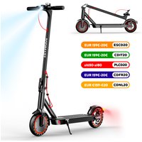 T3 Electric Scooter Adult 350W Motor 36V 7.8Ah Battery 20-25km Range 8.5inch Solid Tire APP Control Portable Foldable E Scooter