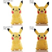 Pikachu 20cm Stuffed Plush Toys Kawaii Raichu Jenny Turtle Anime Doll Kids Birthday Christmas Gift