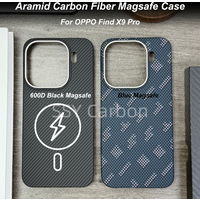Magnetic Case for Oppo find x9 pro Cover Carbon Aramid Fiber Hard Shell Ultra-thin Lightweight Phone Protective Cover