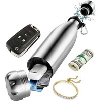 Bouteille d'eau de dérivation de 750ml, bouteille d'eau Portable, organisateur de pilules secrètes, peut cacher en toute sécurité pour l'argent, boîte porte-clés Bonus