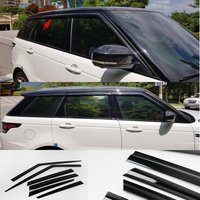 FIT For Land Rover Range Rover Sport L494 2014-2022 Black Chrome Door Window Visor Vent Shades Sun Rain Guard 6PCS waterproof