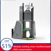 246PCS Scarif Citadel Tower Playscale Military Base Model MOC Creative Building Blocks DIY Assembly Educational Toy Xmas Gifts