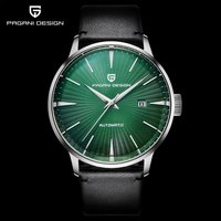 Pagani PD2770 Men Mechanical Watch Seagull 2813 Movement Leather Strap 100M Waterproof Luminous Mineral Glass 2027 NEW