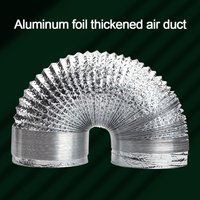 80-180mm Ventilator Pipe Aluminum Air Ventilation Hose Bathroom Kitchen System Vent Tube Flexible Exhaust Duct Scalable Tube