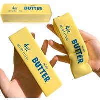 Soft Slow Rebound Butter Stick Squishy Toy Realistic Decompression Fidget Toy Stress Relief Gifts for Adults Kids Party Favors