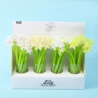 48PCS New Ipomoea Nil Style Student Rollerball Pen Simple Writing Tool Office Writing Stationery Pen B