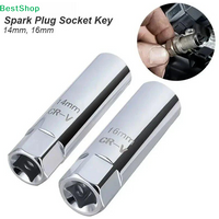 ใVicใ14mm 16mm CR-V Spark Plug Socket - Thin Wall Magnetic 3/8" Drive Auto Tool for Car, Motorcycle & Truck