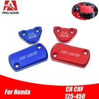 CNC Front Rear Brake Fluid Reservoir Cover For HONDA CRF150R CR150R CR250R CRF250R CRF250X CRF450R CRF450X CRF CR