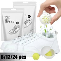 6/12/24Pcs Deodorizer Balls Sneaker Perfume Balls for Shoe Gym Bag Locker Cars Deodorizer Neutralizing Odor Shoe Freshener Ball