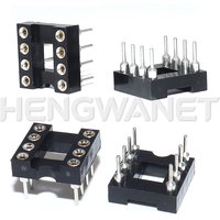 20pcs/lot New Original DIP-8 Round IC Socket 8 PIN 8PIN 8P Round Hole DIP IC Sockets Adaptor Solder Type