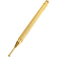 Facial Reflexology Massage Tool Retractable Acupuncture Pen Double Headed Spring Ear Care Tool Point Probe Pen Massager for Face