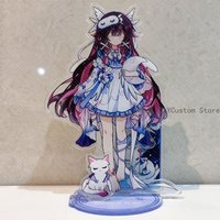 10cm Columbina Hyposelenia Damselette Genshin Impact Anime Figure Acrylic Stand Model Plate Desk Desktop Ornament Standing Sign