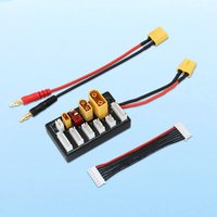 XT30 XT60 XT90 JST T Connector Lipo Battery Charger Board 2-6S Charging Board for Imax B6 B6AC IDST Q6 Lite Balance Charger