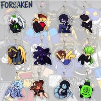 HOT Game 6CM Forsaken Guest 1337 Acrylic Keychains Noob/Elliot/c00lkidd/Shedletsky/John Doe Key Ring Pendant Gaming Fans Gift