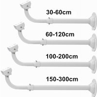 Security Bullet Camera Wall Mounting Telescopic Bracket L-Type 30-60cm Retractable Holder For Surveillance Bullet IP Camera