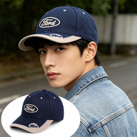 For Ford Focus Fiesta Mustang Mondeo Kuga Ranger Fusion Car Logo Letter Embroidery Hat Outdoor Adjustable Casual Baseball Cap