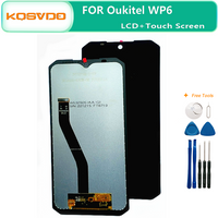 Original 6.3 Inches WP 6 Replacement For Oukitel WP6 LCD Display Touch Screen Digitizer Assembly +Tools