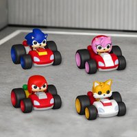Original Funko Genuine Sonic The Hedgehog Knuckles Tails Amy Peripheral Figures Trendy Ornaments Dolls Birthday Gifts for Boys