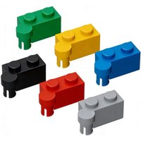 100pcs 3830 1X2 Hinge Upper part Building Blocks MOC Accessories Compatible with Brick Children Toys Gift Box