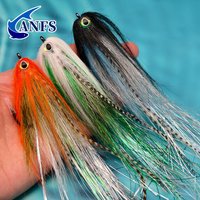 ANFS 1piece Saltwater Fly Fishing Flies-Marlin Fishing, Cruiser Streamer Fly, Hand Tied Flys, Fly Fishing Gift
