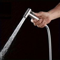 Stainless Steel Portable Bathroom Outdoor Cleaner Booster Flusher Bathroom Toilet Spray Gun