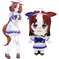 Kawaii Uma Musume Plush Toys Anime Pretty Derby Character Meisho Doto Plushie Soft Stuffed Doll Collectible Birthday Xmas Gift