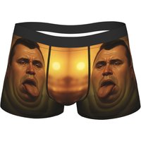 Charlie Kirk Underwear Men's Panties Custom Sexy Soft Trunk Trenky Shorts Briefs Plus Size 2XL