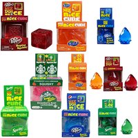 Needoh Cola Fanta Collab Nice Cube & Dream Drop Toy ADHD Squishy Transparent Glitter Stress Relief Sensory Toy forids Adults Gif