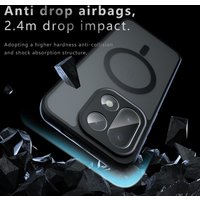 For OnePlus 15 Magnetic Case ELVEV Anti-drop Airbag TPU Hard PC Matte Skin-feeling Suction Phone Cover
