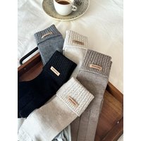 AliExpress Fashion Solid Color Knitted Warm Gloves Autumn And Winter Touchscreen Gloves For Outdoor Cold Proof Cycling Thickened Glove